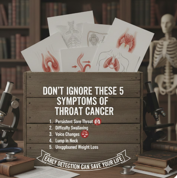 Symptoms of throat cancer